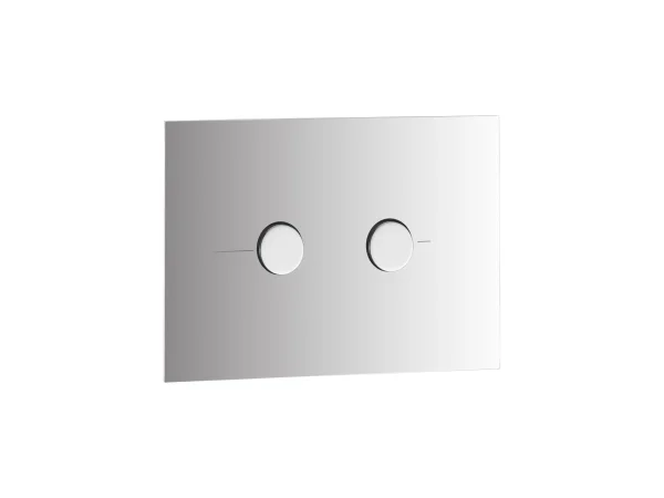 Just Taps Metal Pneumatic Flush Plate Chrome