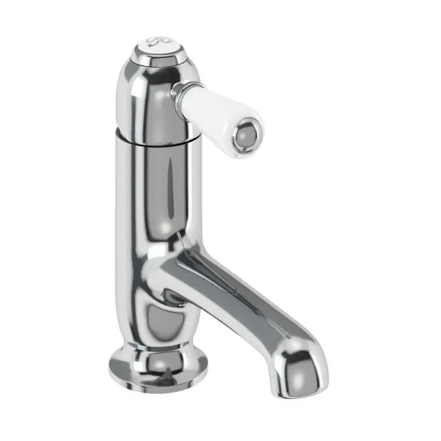 Burlington Chelsea Straight Basin 1 Tap Hole (t19) Mixer Chrome product image - Image 1