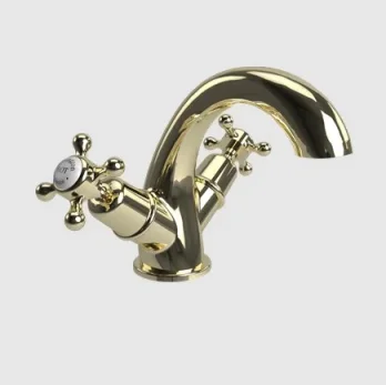 Burlington Claremont T27 Mono Basin Mixer Gold product image - Image 1