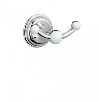 Crosswater Belgravia Double Robe Hook Chrome detail view - Image 2