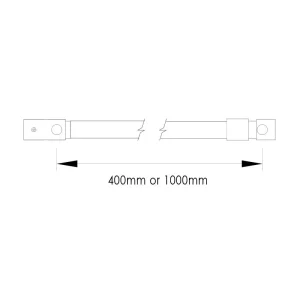 London Showers 10mm Glass To Wall Support Arm