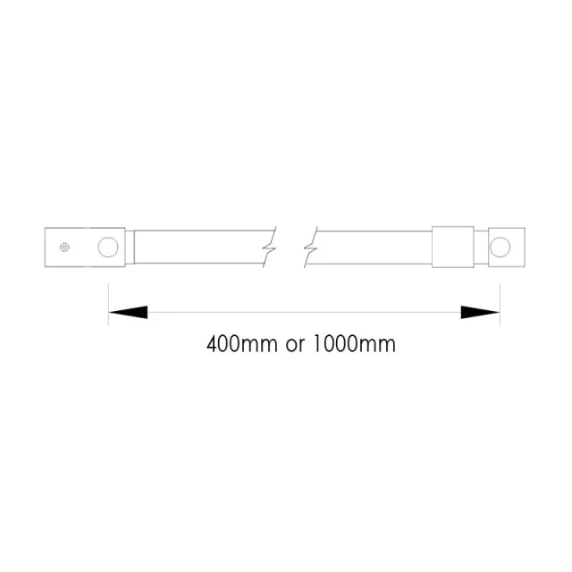 London Showers 10mm Glass To Wall Support Arm product image - Image 1