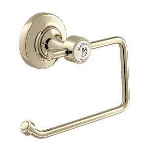 Booth & Co. Paper Holder Nickel & Crackled White