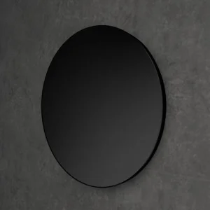 Hib Trim Round 80 (black Frame) Mirror 80cm X D2.5cm