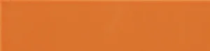 European Tiles Flat Naranja 10X30 Brillo Ceramic  Tile
