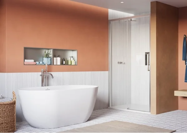 Crosswater Asura 8mm Sliding Door 1400 Brushed Nickel