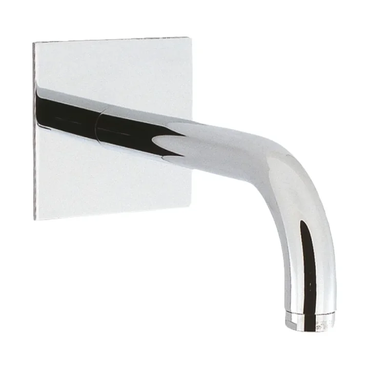 Crosswater Design Wall Mounted Bath Spout 160mm Chrome detail view - Image 2
