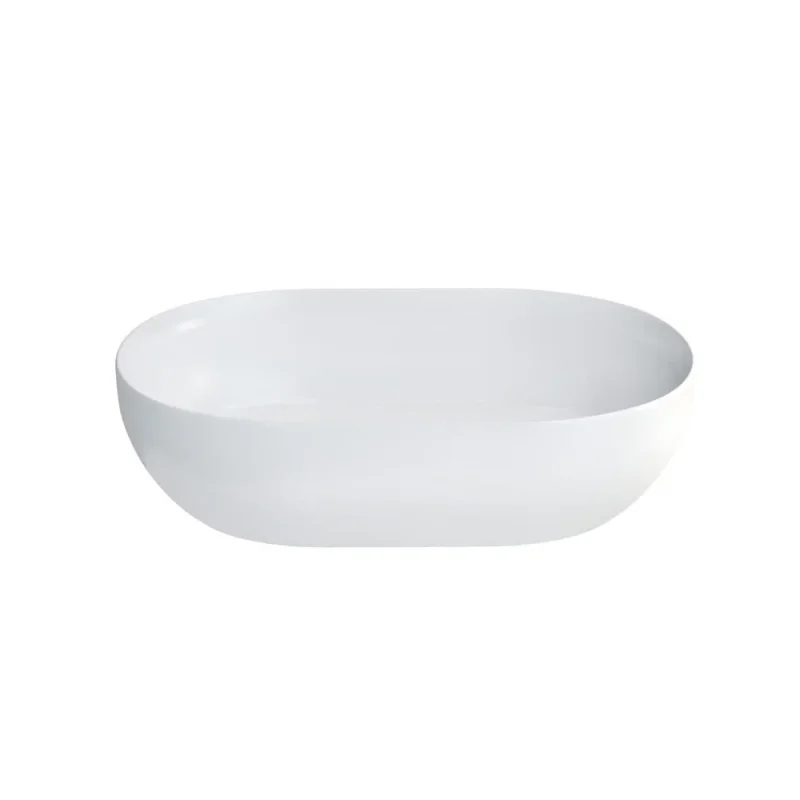Britton Formoso Bacino 590 X 390 X 140 Basin Matt White detail view - Image 3