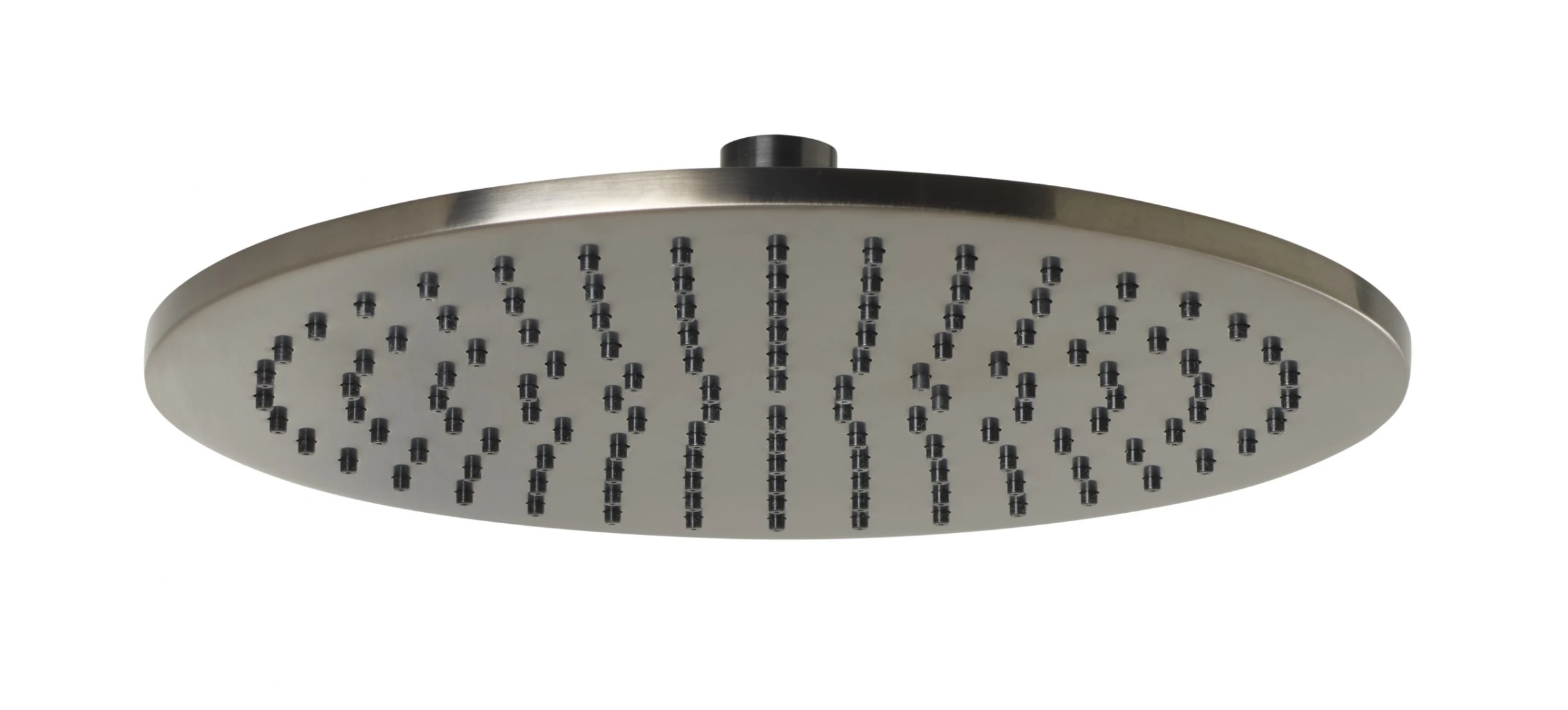 Just Taps Vos Overhead Shower 250mm Brushed Black