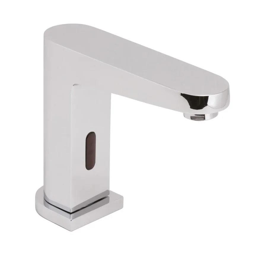 Vado I-tech Life Infra-red Mono Basin Mixer Deck Mounted Mains Or Aa Battery Operated Chrome product image - Image 1