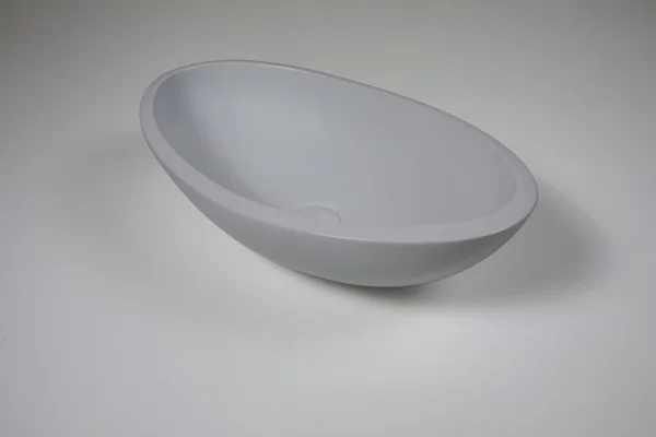 Bc Designs Kurv Basin 615 X 360 Powder Grey