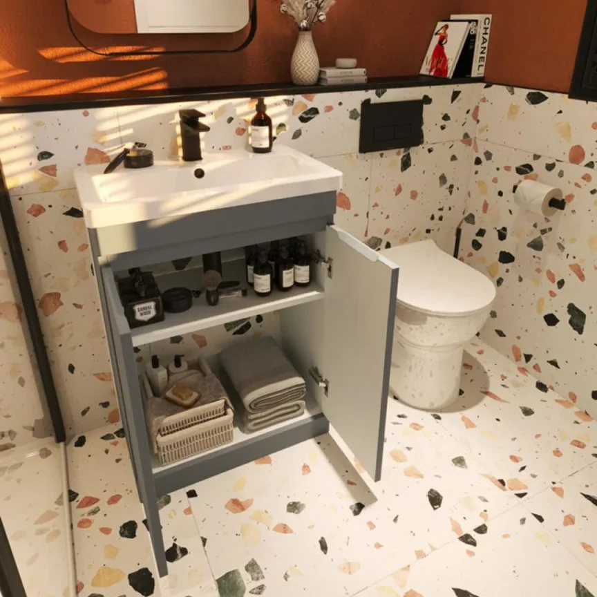 Saneux Air 60x35cm Washbasin 1th detail view - Image 3