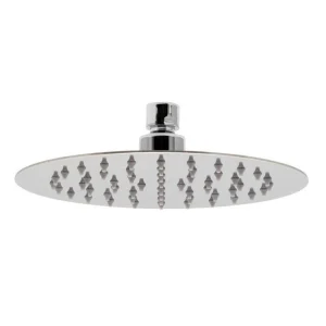 Vado Aquablade Single Function Easy Clean Slim Line Round Shower Head 200mm (8") Chrome