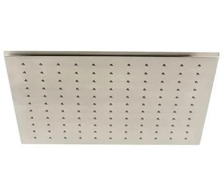 Vado Individual Single Function Easy Clean Square Shower Head 300mm Brushed Nickel product image - Image 1
