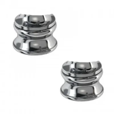 Burlington Regent Small Tap Bases (pair) Chrome