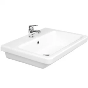 Saneux Indigo 60x45cm Washbasin 1th - European / Alpine White