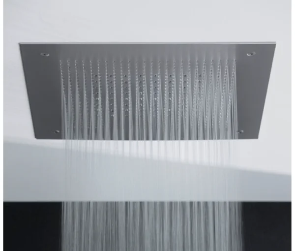 Crosswater Tranquil Recessed Shower Head 380mm Brushed Nickel