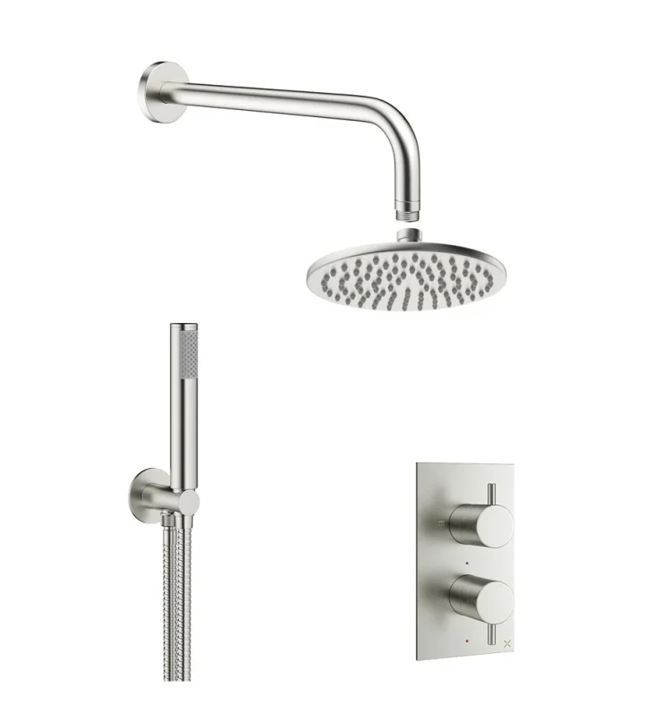Crosswater One Box Showering Mpro Bundle 1510 Brushed Stainless Steel product image - Image 1