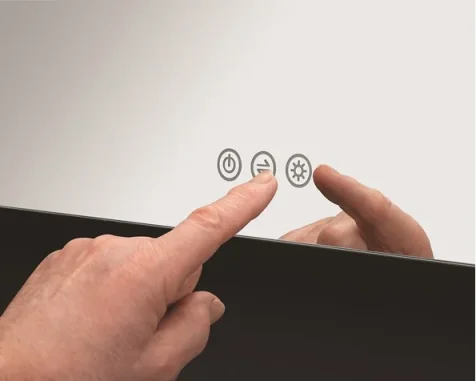 Crosswater Glide Ii Illuminated Mirror 600x800 detail view - Image 5