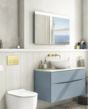 Crosswater Glide Ii Illuminated Mirror 600x800 detail view - Image 6