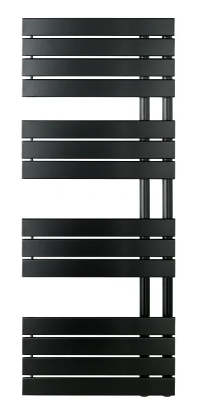 Just Taps Cleo Radiator Matt Black 1400 X 550
