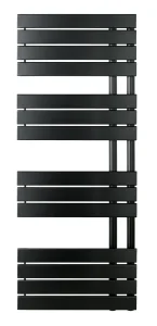 Just Taps Cleo Radiator Matt Black 1400 X 550