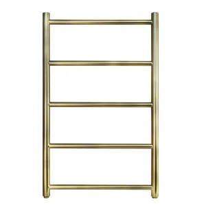 Just Taps Evo Radiator 800x500 Brushed Brass