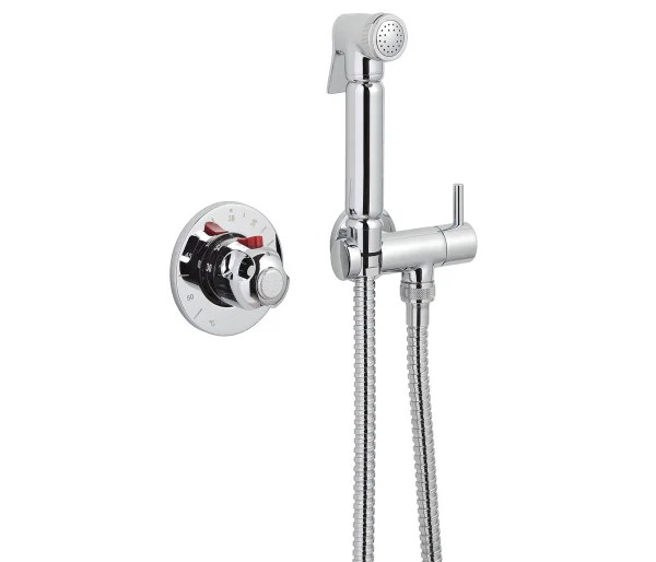 Just Taps Douche Set With Temperature Control Chrome