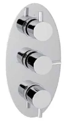 Eastbrook Triple Control Shower Valve With Diverter Only Chrome product image - Image 1