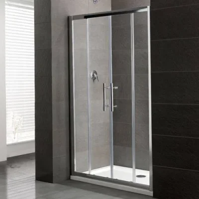 Eastbrook Volente 2000 Double Sliding Door Chrome product image - Image 1