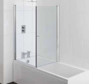 Eastbrook Type 1 Screen Across Bath For 750 Chrome Profiles