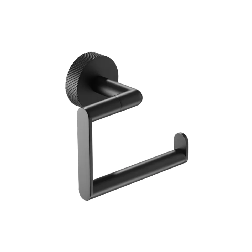 Just Taps Evo Toilet Roll Holder Matt Black product image - Image 1