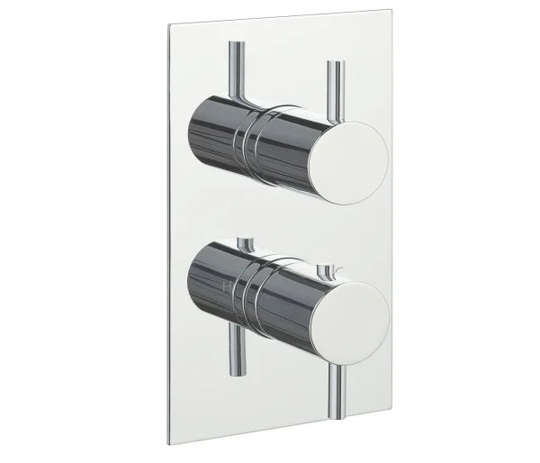 Just Taps Thermostatic Concealed 1 Outlet Shower Valve Chrome