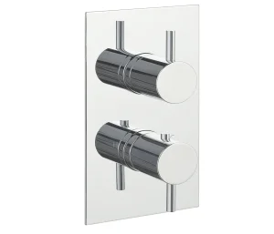 Just Taps Thermostatic Concealed 1 Outlet Shower Valve Chrome