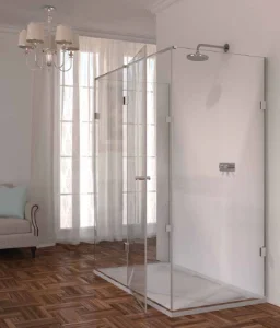 Shower Lab View 22 Standard-inline Panel + Door + Two Return Panels 1084 X 866-886 X 2000