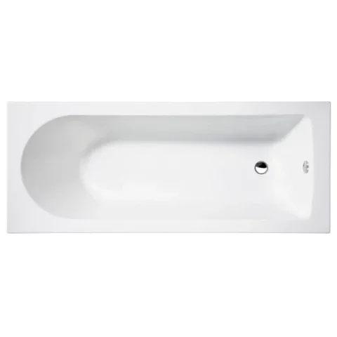 Crosswater Flow Single Ended Arcylic Bath 1700 x 750mm product image - Image 1