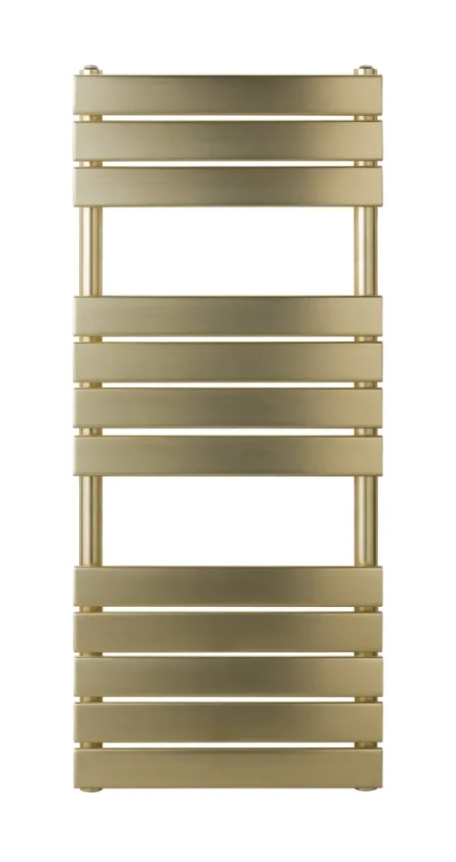 Just Taps Hix Radiator Brushed Brass 1200 X 500 product image - Image 1