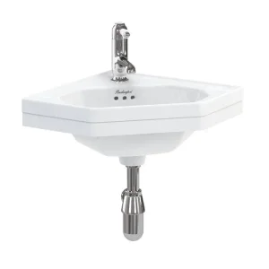 Burlington Corner Basin 1th 430 X 430 Gloss White