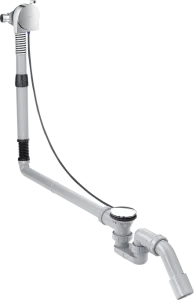 Axor Complete Set Bath Filler, Waste And Overflow Set For Special Bath Tubs Chrome