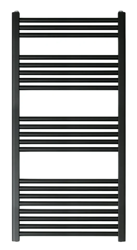 Just Taps Vos Radiator Matt Black 1200 X 600 product image - Image 1