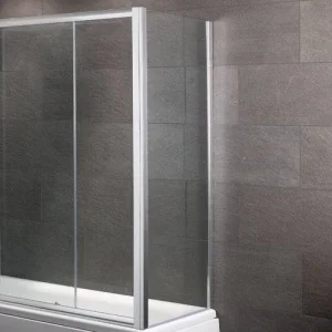 Eastbrook Volente 690x1475 Overbath End Panel Ec Glass Chrome Profiles