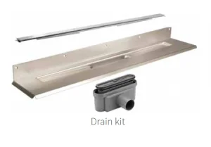 Unidrain 900mm Linear Drain (custom Solution Finish)