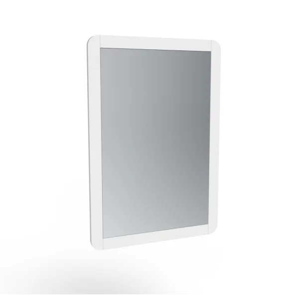 Saneux Hyde 55cm 1 Door Recessed Electric Mirror Cabinet (rh) - Matte White