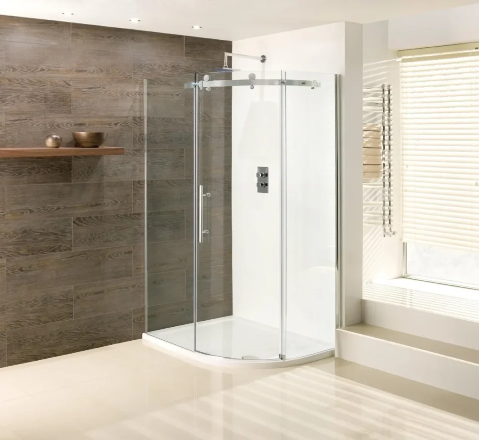 Eastbrook Vanguard 10mm Offset Quad 1200x800x2000 Rh Chrome product image - Image 1