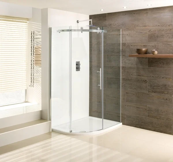 Eastbrook Vanguard 10mm Offset Quad 1200x800x2000 Lh Chrome