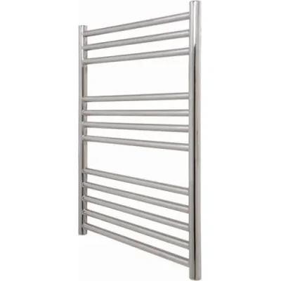Vogue Chube Towel Radiator Heating Only - Polished Stainless Steel 1200X500 product image - Image 1