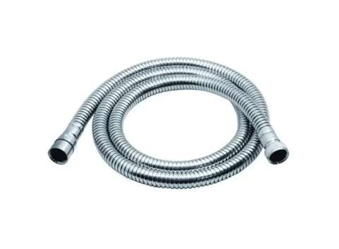 Vado Shower Hose Brass Standard Bore 120cm Chrome Plated Chrome detail view - Image 2