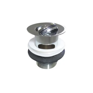 Britton Slotted Flip Top Basin Waste Chrome