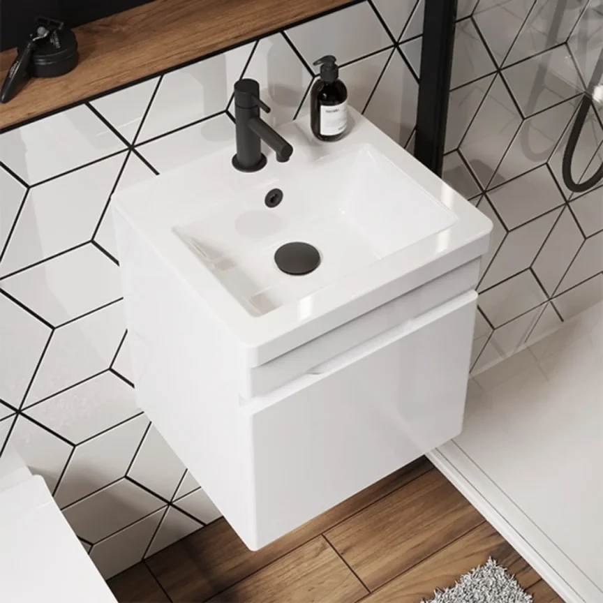 Saneux Air 40x35cm Washbasin 1th detail view - Image 3