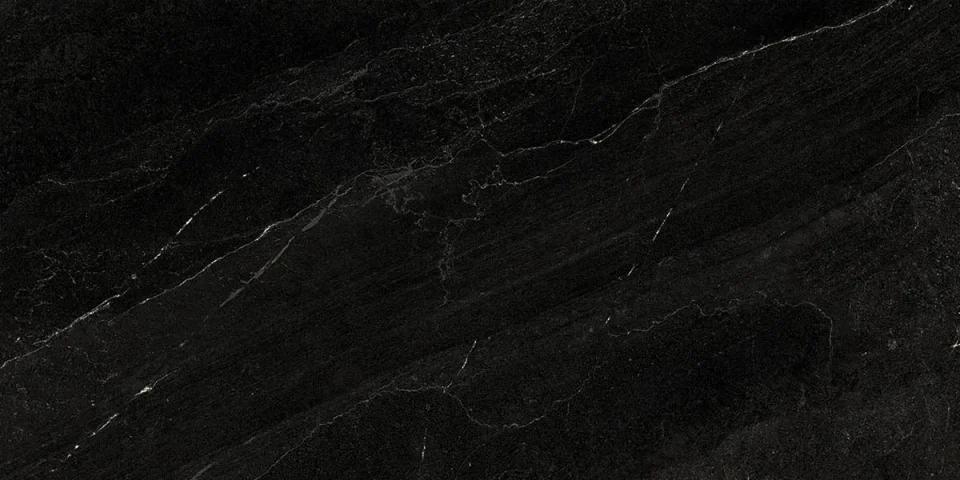 European Tiles Slate Stone DARK 30 X 60 Rectified Matte Tile detail view - Image 2